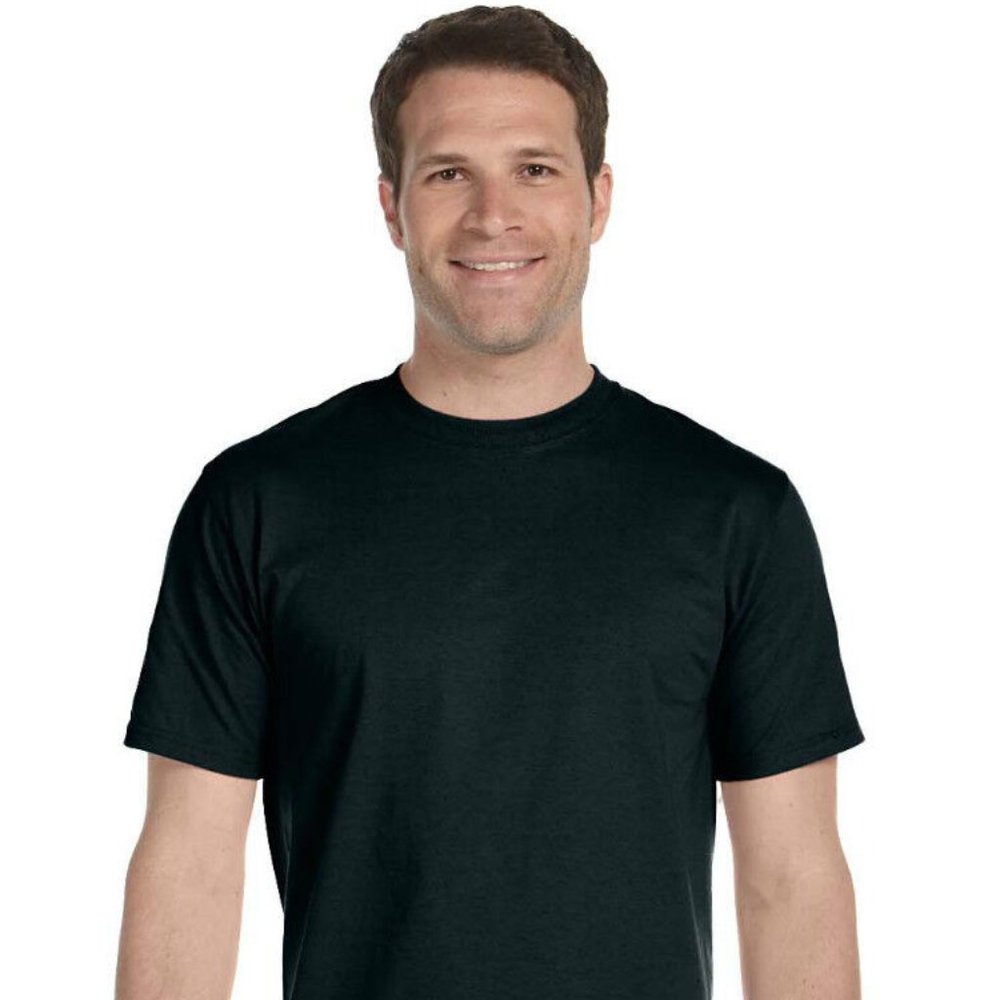 Men's Hanes T-shirts  All New In Original Plastic Packaging  Various Sizes Black